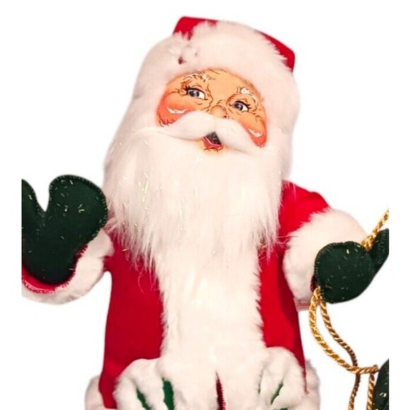 VTG Annalee Dolls Santa Claus 20" Winterberry Standing Christmas Figure w/ Sack - Picture 2 of 8